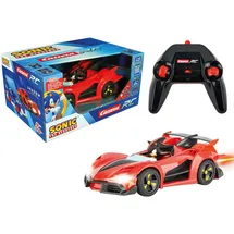 Carrera - 370201064 - Team Shadow Racing I Original 2.4GHz Lizenz-Kart mit voller Fahr- & Lenkfunktion I Dekorative Sticker & LED Licht ILaufzeit von 20 Minuten I Perfekt für & RC-Enthusiasten