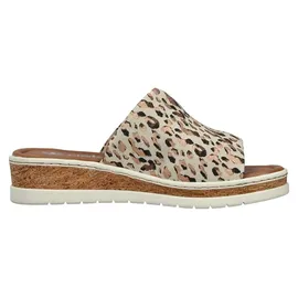 Rieker Pantolette beige-kombiniert in Gr. 43 EU