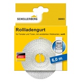 SCHELLENBERG Rollladengurt, Maxi 23 mm 6 m weiß