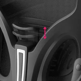 Tectake Arges Ergonomisch Schwarz