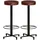 vidaXL Barhocker 2 Stk. 76 cm Braun