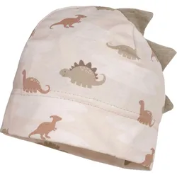 Jerseymütze MAXIMO, Baby, Gr. 43, beige, Jersey, Baumwollmischung, gemustert, modisch, Mützen, Allover gemustert