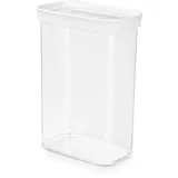 Emsa Optima rechteckig transparent/weiß 2,2 l