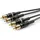 HICON Audiokabel HBP-C2-0600 2x Cinch-Stecker - 2x Cinch-Stecker 6,00m (HBP-C2-0600)
