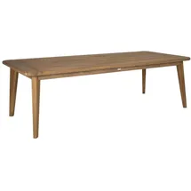 Brafab Lilja Gartentisch 240 x 100 x 74 cm Teak/beige