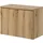 [en.casa] Waschtischunterschrank Skelbolu 80x60x40cm Eicheoptik [en.casa]