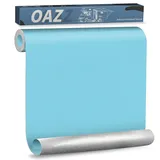 Flicken Selbstklebend Stoff, 40 x 200 cm Leinwand Selbstklebender Stoff, Hellblau, Wasserdichtes Leinwand Flicken Selbstklebend für Sofa Zelt Möbel Autositz Liege