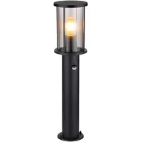 GLOBO Led Stehleuchte Wegeleuchte Gartenlampe Außenlampe Metall schwarz Glas