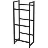 ML-Design Getränkekistenregal 47 x 31 x 116,5 cm Schwarz