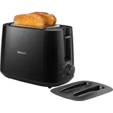 Philips HD2582/90 Toaster, Toaster, Schwarz,