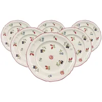 Villeroy & Boch Petite Fleur Brotteller 17 cm weiß 6er Set