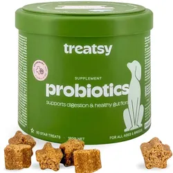 Treatsy Nahrungsergänzungsmittel – Probiotika für Hunde Bonbons 180 g