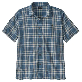 Patagonia Herren A/C Kurzarmhemd - XL - Bloom: Still Blue