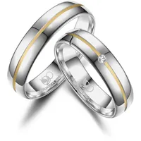 Trauring MARRYA "Silber Ringe Trauringe Eheringe Partnerringe" Gr. 62, silber (damen ring, silber, gold), Fingerringe, Damen, 62, Silber 925 (Sterlingsilber)