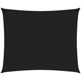 vidaXL Sonnensegel Oxford-Gewebe Rechteckig 5x6 m Schwarz