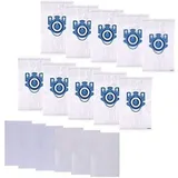 Miele Hyclean 3d Effizienz-staubsaugerbeutel – 10 Beutel + 6 Filter – Gewebematerial Für Optimale Filtration – Geeignet Für Die Modelle C1, C2, C3