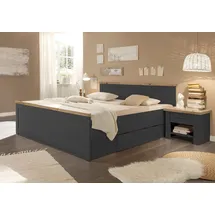 Bettanlage LOCARNO (LF 180x200 cm) - grau - LF 180x200 cm