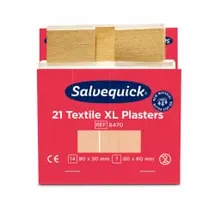 orkla wound care ab Salvequick Textilpflaster Xl textilgips, 21 Stück