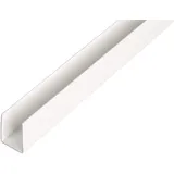 GAH Alberts Alberts 498962 U-Profil | Kunststoff, weiß | 1000 x 21 x 20 mm | 7er Set