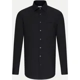 Regular-Fit Hemd Schwarz 39