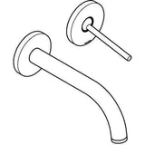 Grohe Atrio 2-Loch-Waschtischbatterie Hard Graphite