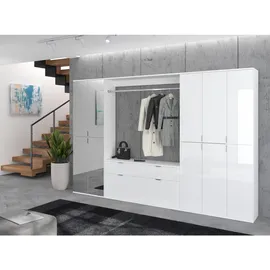 inn.furn Kommode weiß Hochglanz 61 x 99 cm