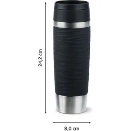 Emsa Waves Grande Thermobecher 0,5 l Schwarz