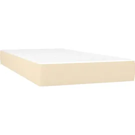 vidaXL Boxspringbett 200 x 200 cm Creme