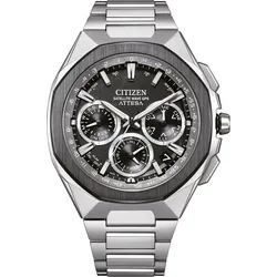 Citizen Satellite Wave Quartz Radio Controlled" CC4104-53E" - schwarz,titanweiß - 0mm