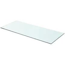 vidaXL Regalboden Glas Transparent 70x30 cm