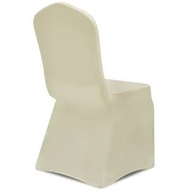 vidaXL Stretch-Stuhlhussen Creme 18 Stk.
