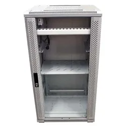 ALLNET ALL-SNB61242BDGrau, 42U, 500 kg, Verstellbare Füße, Verbessertes Kabelman