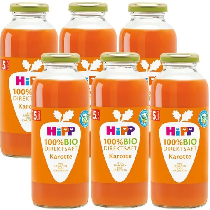 Hipp Direktsaft Mehrfrucht mit Karotte 6 x 0,33 l