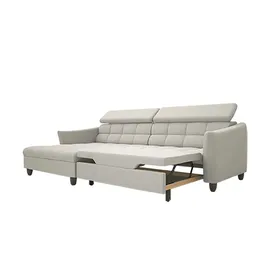 Höffner Ecksofa ¦ grau ¦ Maße (cm): B: 270 H: 85 T: 174.0