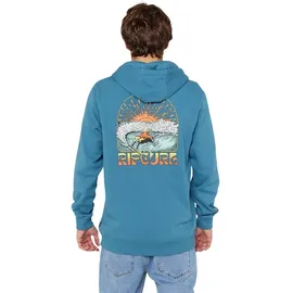 Rip Curl Grateful Shred Zip Hood Herren Storm Blue S