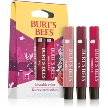 Burt's Bees Burt’s Bees Festive Kissable Color Set mit Lipglosses