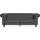 dorel home Schlafcouch Kunstleder 3-Sitzer Grau