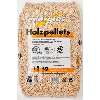Premium Pellets, Heizpellets 15kg Säcke