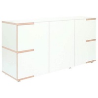 Tojo Sideboard, Weiß, Holzwerkstoff, 1 Fächer, 150x75x45 cm, Typenauswahl, Beimöbel erhältlich, stehend, Schlafzimmer, Schlafzimmer Kommoden