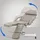 deluke Kosmetikliege SOEST hydraulisch 64x185x125cm, Kunstleder, Grau Massageliege Tattooliege