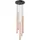 Sollux Lighting Pastelo 5-flg. 25 cm rund Holz beige