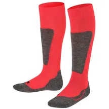 Falke Kniestrümpfe Active Ski mit weicher Plüschsohle, Größe 35-38 in Rot fire 8150),