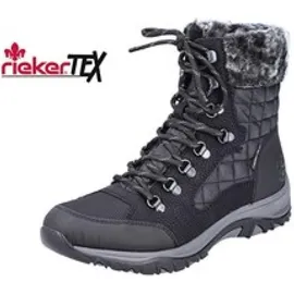 Rieker M9644-00 (Schnürstiefel mit Innenfutter) schwarz
