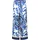 Betty & Co Schlupfhose mit Print Blau/Weiß 34