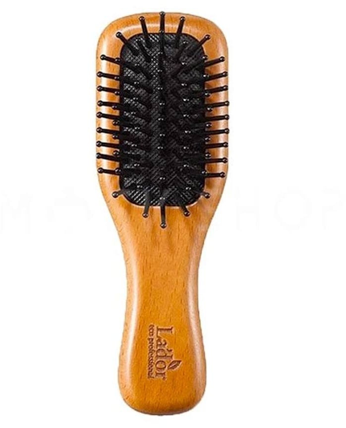 Lador Mini Wooden Paddle Brush  (1 pc)