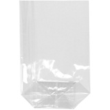 Papstar 300 Bodenbeutel transparent // 15x 10 x 3,5 cm transparent, Papstar