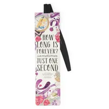 Legami Lesezeichen mit Gummizug 4,7 x 17,5 cm Thema Alice in Wonderland