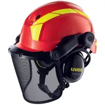 Uvex Waldarbeiterset Rot