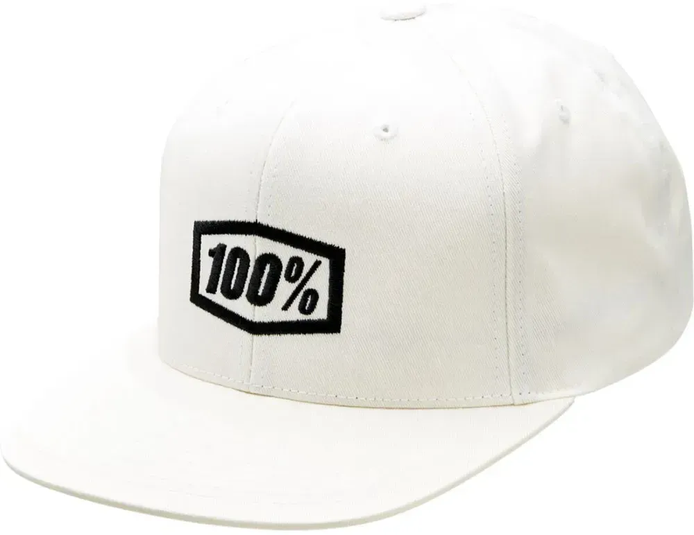 100percent Icon Kappe - White / White - One Size