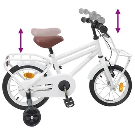 vidaXL Kinderfahrrad 14 Zoll weiß